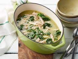 5 Ingredient Chicken Pesto Soup Recipe In 2021 Food Network Recipes Pesto Soup Pesto Chicken