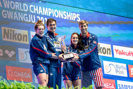 (cnn) american swimmers caeleb dressel and robert finke won gold again on sunday, as part of an exemplary effort from team usa at the summer olympics in tokyo. Usa Swimming Names 115 Member National Team For 2019 20 Season Swimming World News