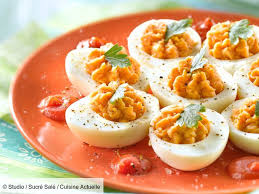 Oeufs Mimosa Au Ketchup Recettes Recette Oeufs Mimosa Recette Recette Oeuf Alimentation