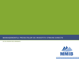 Disciplina studiata in cadrul programelor de master: Ppt Managementul Proiectelor De Investitii Straine Directe Powerpoint Presentation Id 4701397