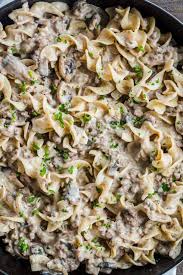 Caraway seeds, salt, vegetable broth, pepper, onion, medium potatoes and 4 more. Ground Beef Stroganoff Recipe Natashaskitchen Com