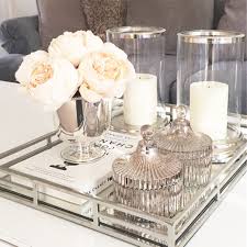 Create A Luxury Bathroom With Your Accessories See More Inspirations At Maisonvalentina Net Table Decor Living Room Tray Decor Coffee Table Styling