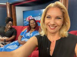 Full house at 4! Brail, Rachel and Erinn told us about this year's Topeka  Cello Collective concert at Evergy Plaza; Irene and Latesha shared details  about their second pool party for families
