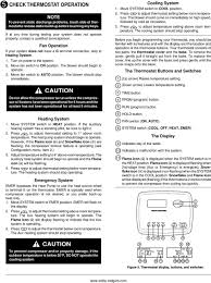 1f72 caution contents your thermostat
