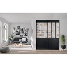 Lot De 2 Portes De Placard Rail Coulissante2 Portes L 181 6 Leroy Merlin Porte Placard Porte Placard Coulissante Placard Coulissant