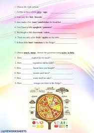 Food Pizza Toppings Interactive Worksheet In 2020 Pizza Toppings Worksheets English As A Second Language