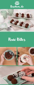 Raw Bites Rezept Von Backen De Rezept Schokostuckchen Rezepte Datteln