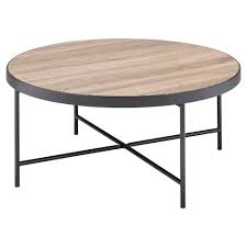 It's a versatile piece that can effortlessly anchor a room. Coffee Table Oak Gray Acme Furniture Target