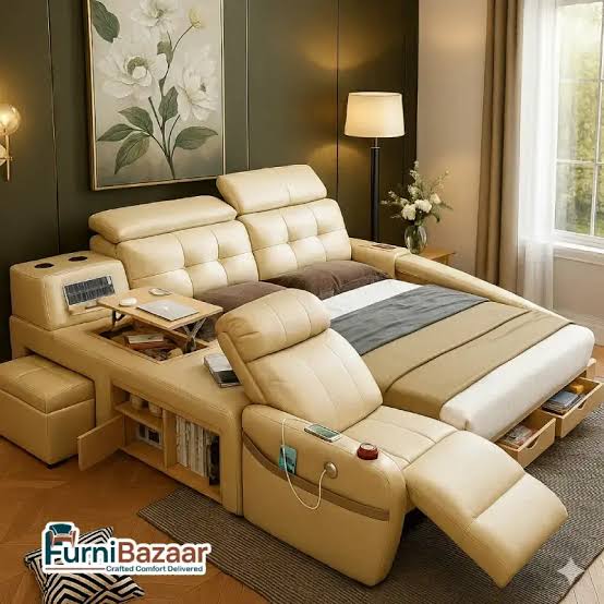 Luxury Smart Bed - Experience the Future of Sleep with Our Revolutionary Smart Bed - FurniBazaar