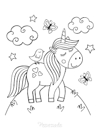 Set off fireworks to wish amer. 79 Magical Unicorn Coloring Pages For Kids Adults Free Printables