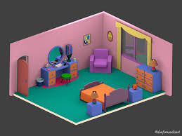 Casa Dos Simpsons Quarto Homer E Marge Plantas De Casas Casa Dos Simpsons Casa Simpson