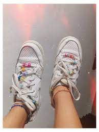 Say the names of the color of the beads as you thread. Shoelaces With Beads Cool Shoelaces Coolshoelaces In 2021 Shoe Laces Beads Shoes Beaded Shoes