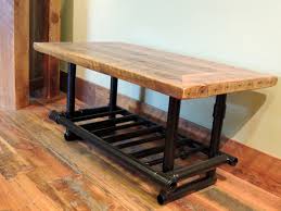 Barn Wood Coffee Table Top With A Base Made From Vintage Plumbing Pipes 42 L X 22 D X 20 1 2 H Wood Coffee Table Top Coffee Table Wood Rustic Furniture