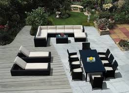 Genuine Amazing Ohana Outdoor Sectional Sofa Dining And Chaise Lounge Wicker Pati Outdoor Patio Furniture Sets Wicker Patio Furniture Set Patio Furniture Sets