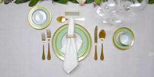 Flatware is laid on the table in the order of use. How To Set A Table A Guide To Table Setting Architectural Digest