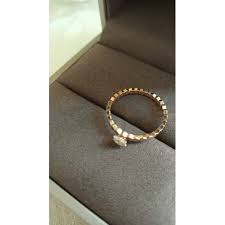 Engagement rings and bracelets made of yellow gold, white gold or rose gold with plain stone and diamond. Chaumet Ringe Aus Rosegold Gold Grosse 57 10443467