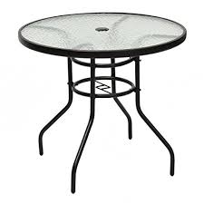 With a central hole for a sun umbrella (umbrella is not included) the steel top offers ample space for drinks, book etc. 10 Cheap Outdoor Coffee Tables Homeluf Com