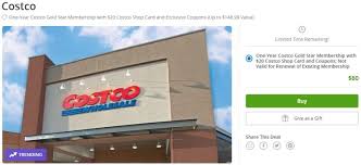Expired Groupon Get New Costco Membership 20 Gift Card