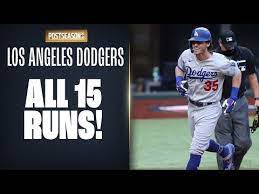 All 15 Runs From The Dodgers Crazy Nlcs Game 3 Performance Youtube Dodgers Dodgers Nation Baseball Playoffs