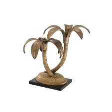 I'm not familiar with candle holders but i do know many true antiques are more valuable with the results of aging than if they are cleaned up. Eicholtz 112352 Candle Holder Babylon Double Vintage Brass Finish Granite Base Ideas4lighting