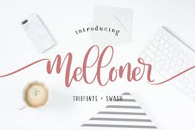 Archive of freely downloadable fonts. Melloner Font 238944 Script Font Bundles Beautiful Script Fonts Free Font Lettering Design