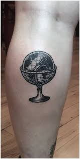 Eagle + globe + anchor tattoo. World Globe Tattoo Tattoogrid Net