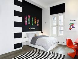 The black and white bedroom shades are designed with the dominance of black and white color in the interior design of the. Bold Black And White Bedrooms With Bright Pops Of Color