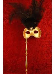 Https 11ter11ter De 27480546 Html Venezianische Stabmaske Ciuffo Stick Mit Federschmuck 11ter11ter Maske Venezianische Maske Masken Venezianische Masken