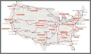 Amtrak Northeast Regional Map Cardform Co