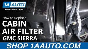 This video is applicable to the 99, 00, 01, and 02 gmc. How To Replace Cabin Air Filter 99 02 Gmc Sierra 2500 Truck Youtube