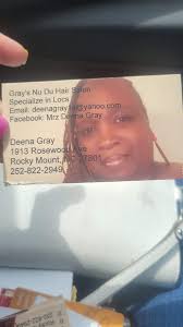Gray Nu Du Hair Salon Deena Gray