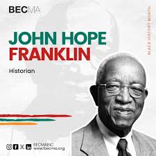 On day 11 of #BlackHistoryMonth, we honor John Hope Franklin. A historian  and educator, John Hope Franklin worked tirelessly to highlight the  economic disparities faced by Black Americans, particularly in the context