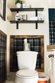 The distressed paint of the walls is obviously the key which brings the rustic style to the overall look of the room. Small Rustic Bathroom Decor Ideas Salvaged Living