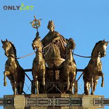 Browse and explore life size bronze horse statues at fastquickanswers.com! Outdoor Square Decoration Large Size Bronze Horse Chariot With Apollo Sculpture Made In China Oah 20 Onlyart Sculpture Co Ltd