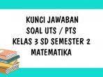 Energi cahaya menjadi listrik b. Soal Uts Matematika Kelas 3 Sd Semester 2 Kurikulum 2013 Dan Kunci Jawaban Pts Pilihan Ganda Essay Tribun Pontianak