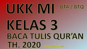 Terdapat pada soal ujian akhir semester gasal matematika kelas. Soal Ulangan Pat Btq Kelas 3 Dan Jawaban Pembahasan Pilihan Ganda Youtube