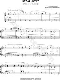 African American Spiritual Steal Away Steal Away To Jesus Sheet Music Piano Solo In F Major Download Print Sku Mn0108954