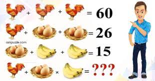 Also read chicken egg banana puzzle answer. Can You Solve This Cock Egg Banana Puzzle See Answer