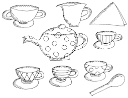 And many more similar colorings under the heading «» on the site «coloring pages for you». Tea Party Coloring Pages