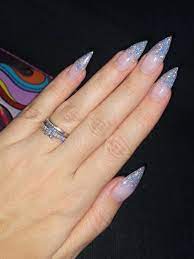 Clear Acrylic Stiletto Nails Classic Nails Nails Staleto Nails