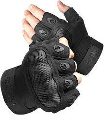 Are gloves a necessity for preppers? Amazon Com Freetoo Fingerless Tactical Gloves For Men Military Airsoft Gloves For Shooting Cycling Rubber Knuckle Outdoor Touchscreen Gloves Black Fingerless Sports Outdoors