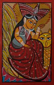 Buy Goddess Lakshmi with owl Bengal ...