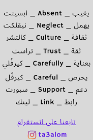 كلمات انجليزية مترجمة learn english words english phrases english vocabulary words
