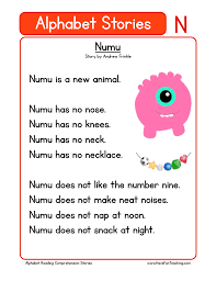 Learn to read the long 'i' sound in our new storyberries phonics reader. Alphabet Stories Letter N Reading Comprehension Worksheet Have Fun Teaching