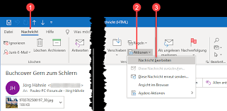 Öffnen sie in outlook die nachricht, die sie wieder zurückholen möchten. Outlook Microsoft 365 Office 365 Office E Mail Paules Pc Forum De
