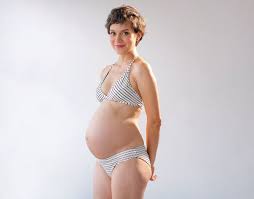 White Two Piece Wrap Bikini Top Maternity Swimwear Maternity Etsy Maternity Swimwear Maternity Swimsuit Wrap Bikini Top