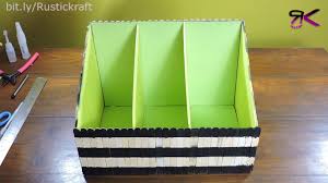 Preferably thick books printed on heavy paper for minimum compression. How To Make Book Holder Easy Book Organizer Magazine Holder Book Stand Diy Youtube