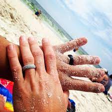 Qalo Silicone Wedding Rings Silicone Wedding Band Workout Wedding Rings Rubber Wedding Band