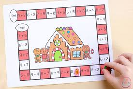 Students may design games that include computation with whole numbers or decimals. Editable Gingerbread Board Game