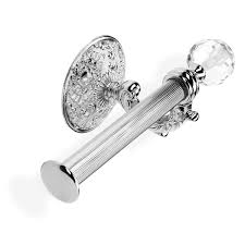 You can tighten the toilet paper holder with shelf on the wall of the bathroom with screws, then it can be used formally. Stilhaus Nt11v By Nameek S Noto Cristallo High End Wall Mounted Crystal Glass Toilet Roll Holder Thebathoutlet